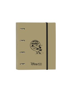 Carpeta 4 anillas 35 mm safta din a4 gomas y 5 separadores tapa forrada recambio 100 h 60 gr cuadro 5 mm minnie