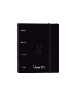 Carpeta 4 anillas 35 mm safta din a4 gomas y 5 separadores tapa forrada recambio 100 h 60 gr cuadro 5 mm mickey