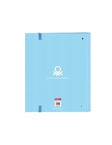 Carpeta 4 anillas 35 mm safta din a4 gomas y 5 separadores tapa forrada recambio 100 h 60 gr cuadro 5 mm benetton