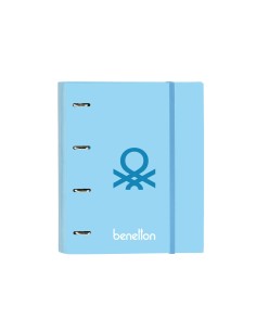 Carpeta 4 anillas 35 mm safta din a4 gomas y 5 separadores tapa forrada recambio 100 h 60 gr cuadro 5 mm benetton