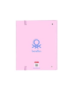 Carpeta 4 anillas 35 mm safta din a4 gomas y 5 separadores tapa forrada recambio 100 h 60 gr cuadro 5 mm benetton