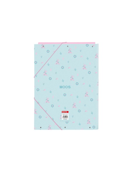 Carpeta gomas solapas safta folio moos garden