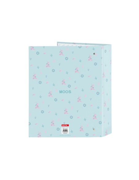 Carpeta 4 anillas lomo ancho safta folio moos garden