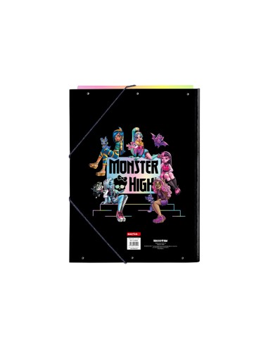 Carpeta gomas solapas safta folio monster high creep