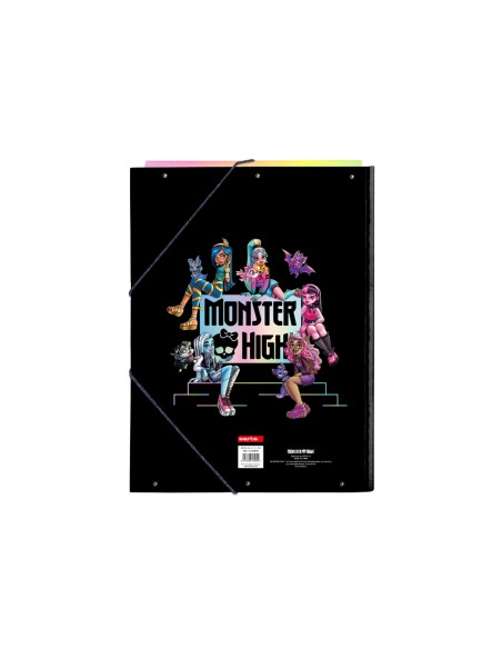 Carpeta gomas solapas safta folio monster high creep