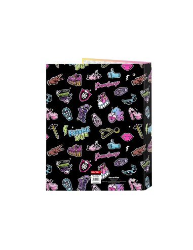 Carpeta 4 anillas mixtas safta folio monster high creep