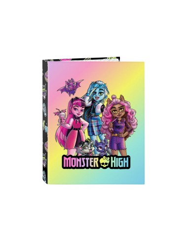 Carpeta 4 anillas mixtas safta folio monster high creep