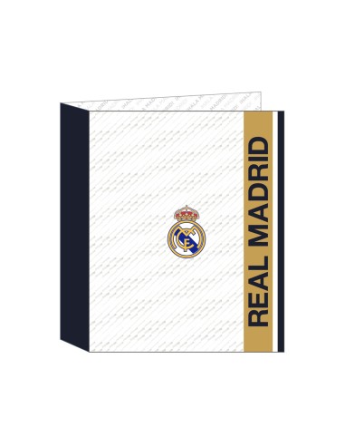 Carpeta 4 anillas lomo ancho safta folio real madrid 1 equipacion 23 24