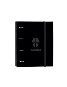 Carpeta con recambio safta din a4 tapa forrada 100 h 60 gr cuadro 5 mm the mandalorian teen 270x35x320