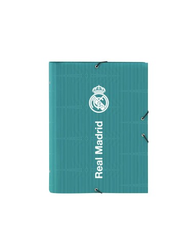 Carpeta safta folio clasificadora 12 departamentos 260x40x335 mm real madrid 3 equipacion