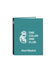 Carpeta safta carton folio 4 anillas mixtas 265x40x330 mm real madrid 3 equipacion 21 22