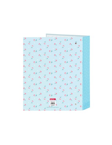 Carpeta carton folio 4 anillas safta lomo ancho blackfit8 mariposa 270x60x330 mm