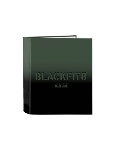 Carpeta carton folio 4 anillas safta lomo ancho blackfit8 gradiente 270x60x330 mm