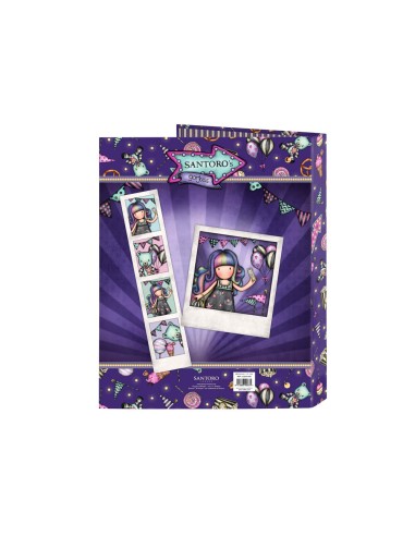 Carpeta carton folio 4 anillas mixtas safta gorjuss fairground 265x40x330 mm