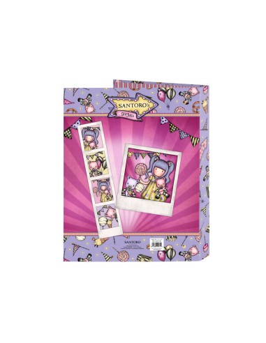 Carpeta carton folio 4 anillas mixtas safta gorjuss fairground 265x40x330 mm