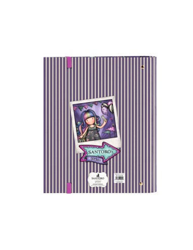 Carpeta 4 anillas safta a4 con recambio 100 hojas gorjuss fairground 270x35x320 mm