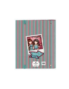 Carpeta 4 anillas safta a4 con recambio 100 hojas gorjuss fairground 270x35x320 mm