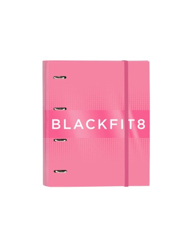 Carpeta 4 anillas safta a4 con recambio 100 hojas blackfit8 glow up 270x35x320 mm