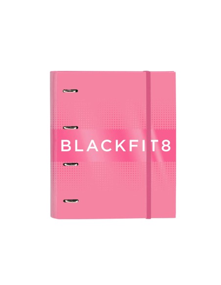 Carpeta 4 anillas safta a4 con recambio 100 hojas blackfit8 glow up 270x35x320 mm
