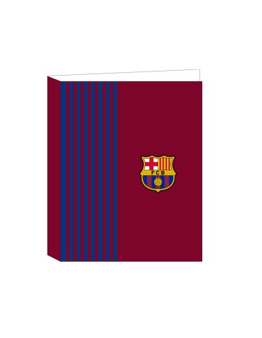 Carpeta safta folio carton 4 anillas mixtas fc barcelona 1 equipacion 21 22