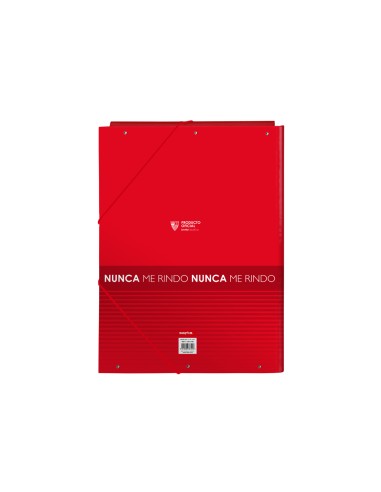 Carpeta gomas safta folio solapas sevilla fc corporativa 260x25x335 mm