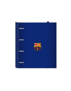 Carpeta con recambio safta din a4 tapa forrada 100 h 60 gr cuadro 5 mm fc barcelona 1 equipacion 20 21