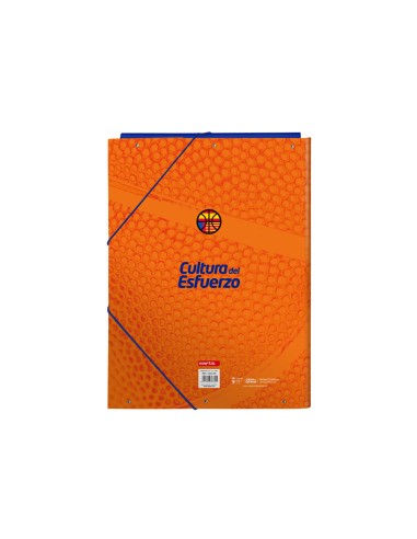 Carpeta gomas safta folio solapas valencia basket club 260x25x335 mm