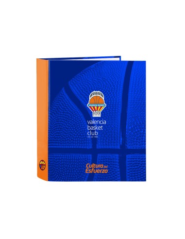 Carpeta safta carton folio 4 anillas mixtas 40 mm valencia basket club 270x60x330 mm