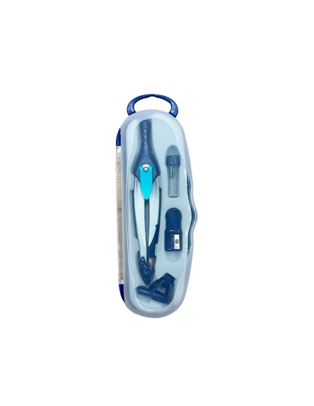 Compas liderpapel lock device con adaptador universal y tubo de minas color azul oscuro Compas liderpapel lock device con adaptador universal y tubo de minas color azul oscuro