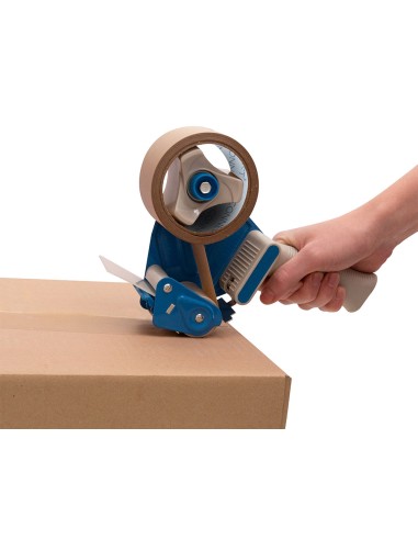 Cinta adhesiva q connect kraft 50mt x 50 mm para embalaje