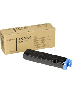 Kyocera TK500C Cyan Cartucho de Toner Original -...
