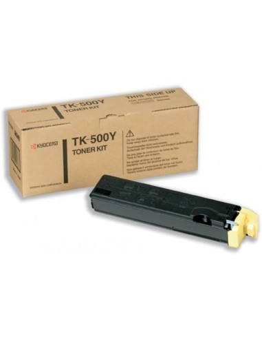 Kyocera TK500Y Amarillo Cartucho de Toner Original - 370PD3KW/TK500Y