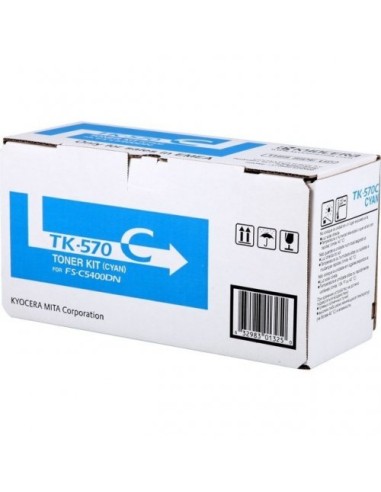 Kyocera TK570C Cyan Cartucho de Toner Original - 1T02HGCEU0/TK570C