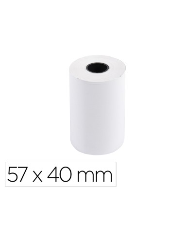 Rollo sumadora exacompta termico 57x40 mm 55 g m2 sin bpa