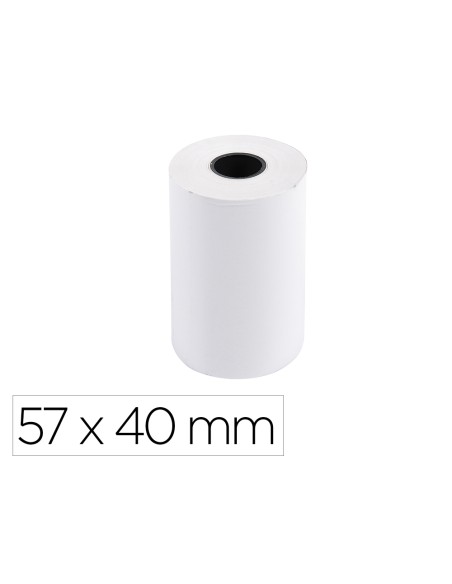 Rollo sumadora exacompta termico 57x40 mm 55 g m2 sin bpa