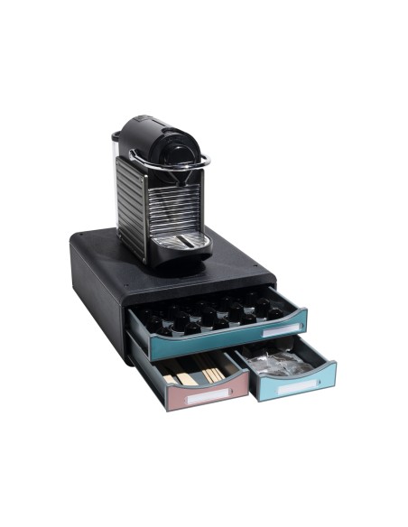 Fichero cajones de sobremesa exacompta skandi din a4 polipropileno reciclado 3 cajones colores surtidos