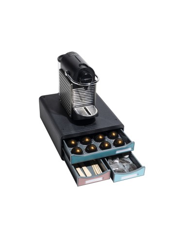 Fichero cajones de sobremesa exacompta skandi din a4 polipropileno reciclado 3 cajones colores surtidos