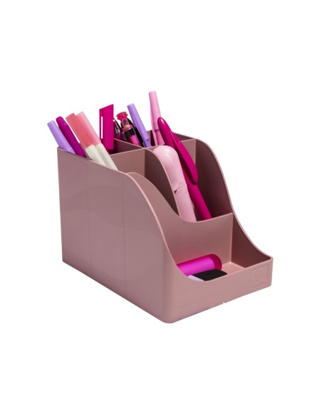 Organizador de sobremesa exacompta skandi color rosa viejo 155x119x109 mm