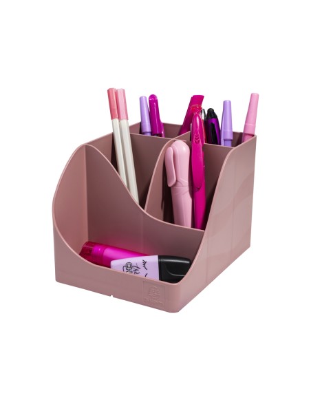 Organizador de sobremesa exacompta skandi color rosa viejo 155x119x109 mm