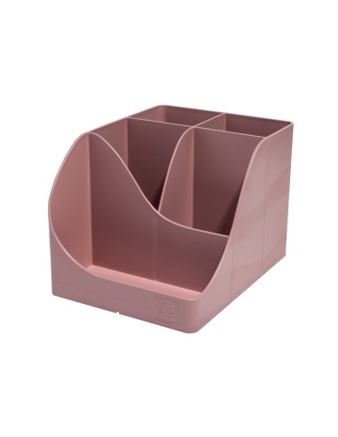 Organizador de sobremesa exacompta skandi color rosa viejo 155x119x109 mm