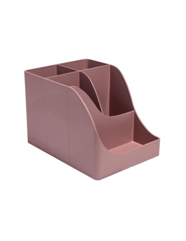 Organizador de sobremesa exacompta skandi color rosa viejo 155x119x109 mm