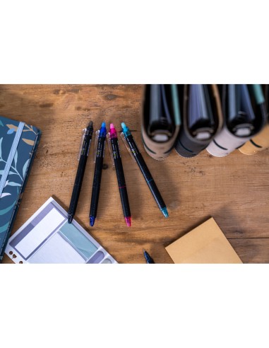 Boligrafo pilot frixion point clicker borrable 05 mm azul