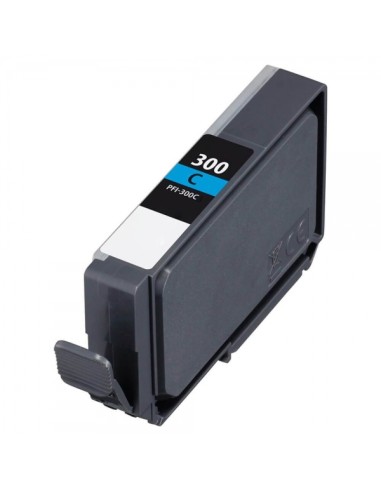 Canon PFI300 Cyan Cartucho de Tinta Pigmentada Generico - Reemplaza 4194C001/PFI300C