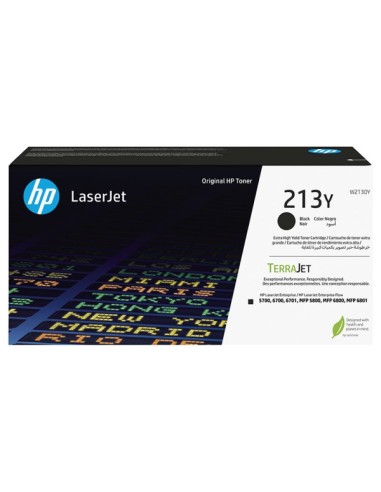 HP W2130Y Negro Cartucho de Toner Original - 213Y