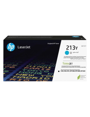 HP W2131Y Cyan Cartucho de Toner Original - 213Y