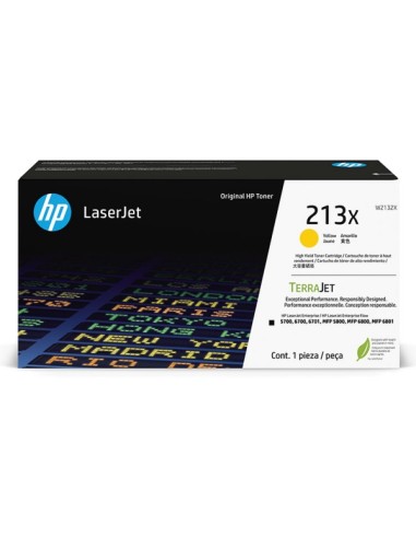 HP W2132X Amarillo Cartucho de Toner Original - 213X