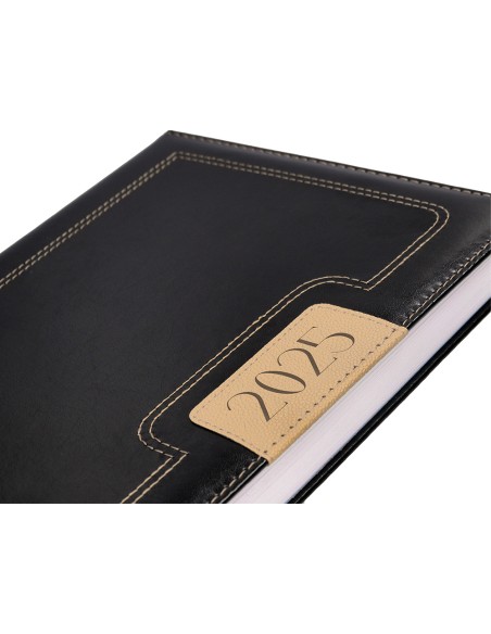 Agenda encuadernada liderpapel dorios 170 x 240 2025 dia pagina gris papel 70 gr