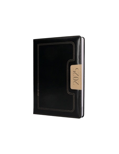 Agenda encuadernada liderpapel dorios 170 x 240 2025 dia pagina gris papel 70 gr