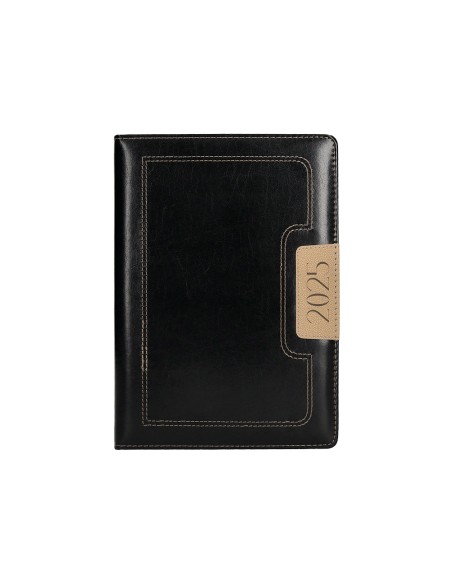 Agenda encuadernada liderpapel dorios 170 x 240 2025 dia pagina gris papel 70 gr