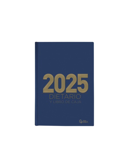 Agenda encuadernada liderpapel dietario 150 x 215 2025 dia pagina color azul papel 70 gr